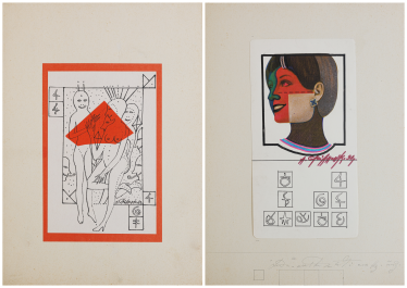 1. Серія «Сезон чудовиськ», Пошук рівноваги, 1989; 2. Серія «Концепт. Колаж. Знак», 1980