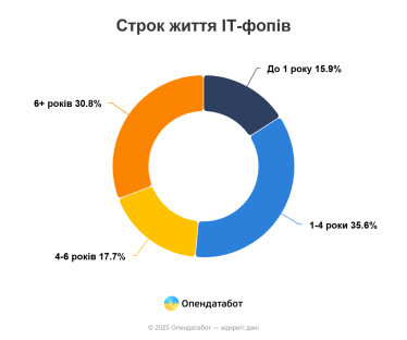 Кількість ІТ-ФОПів з початку року скоротилася на 7500 підприємців – «Опендатабот» /Фото 2