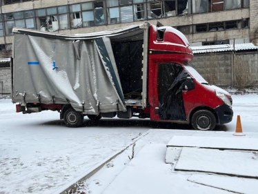 M-TAC после ракетного обстрела