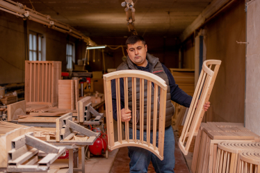 Артем Кокуль на виробництві Ingvart