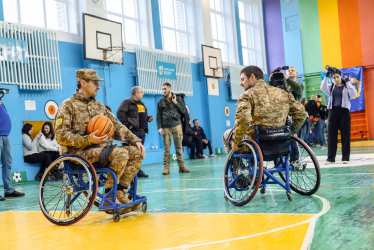 Тренування з адаптивних видів спорту /пресс-служба МХП