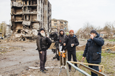 Кліп «Стефанія» від Kalush Orchestra за добу набрав 6 млн переглядів. Скільки коштувало відео і як його знімали у розпал війни /Фото 4