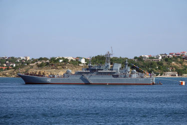 Великий десантний корабель «Новочеркаськ» ЧФ РФ (142) в Севастополі, 27 липня 2019. /Getty Images