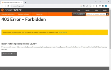 Сайт SourceForge. Скриншот Алексея Антикуза