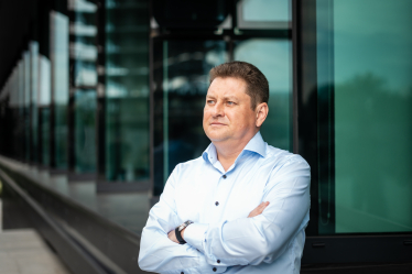 Денис Любченко, засновник та директор інженерно-проєктно-виробничої компанії «Спецзахист». Фото: Артем Галкін