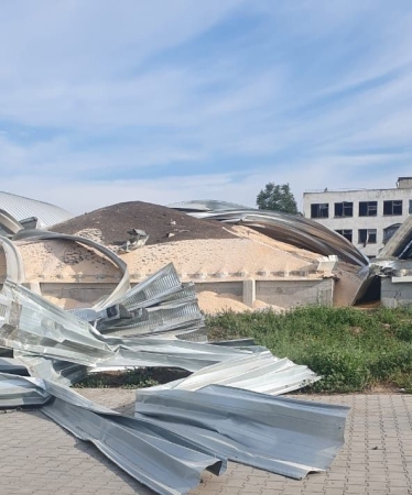 Россия очередной атакой испортила около 40 000 т зерна для стран Африки, Китая и Израиля /Фото 1