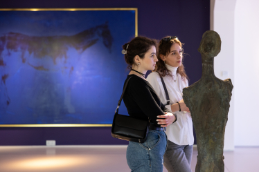 Картина Анатолія Криволапа у львівській галереї ZAG /Катерина Москалюк для Forbes Ukraine