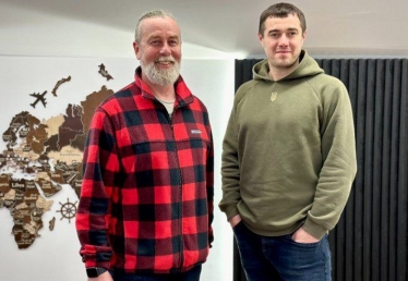 Бренд-шеф Юрій Хазіпов та власник Gabar Володимир Матвійчук