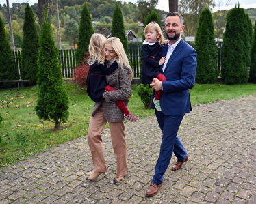 Владислав Косиняк-Камыш (справа), глава Польской народной партии (PSL) и один из лидеров партии «Третий путь».