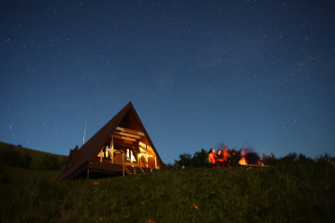 Туристическое убежище в Карпатах в честь пластуна Тараса Гаврилишина /Роман Балук