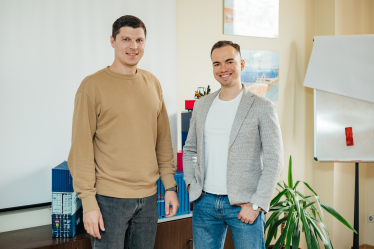 Павло Линник та Володимир Гузь, компанія Global Ocean Link. /надано пресслужбою