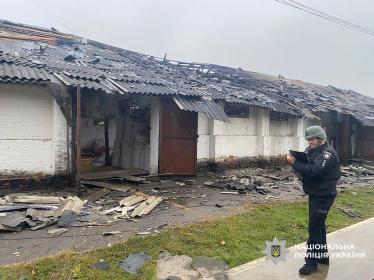 Росія дронами вдарила по зерносховищу на Чернігівщині (фото) /Фото 5