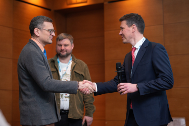 Сергій Єрмаков, Олексій Панченко та Дмитро Кулеба