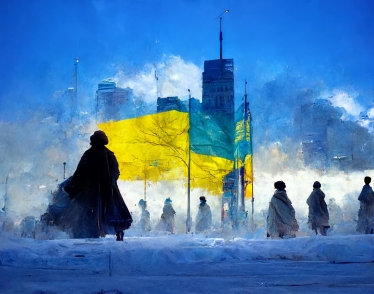 Зображення згенеровано ШІ Midjourney в співавторстві з Марією Шарлай