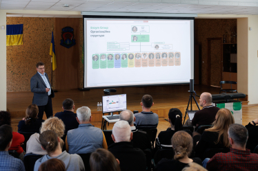 Відеоконференції майбутнього: досвід команди Enzym Group у використанні обладнання Logitech на масштабному таунхолі /Фото 1