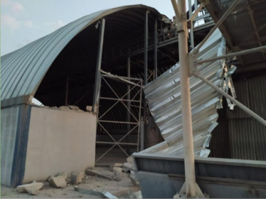 Росія вночі атакувала Одещину дронами. ППО знищила дев'ять «шахедів», пошкоджено зерносховища (фото) /Фото 3