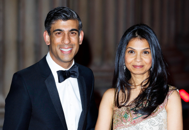 Ріші Сунак і його дружина Акшаті Мурті /Getty Images