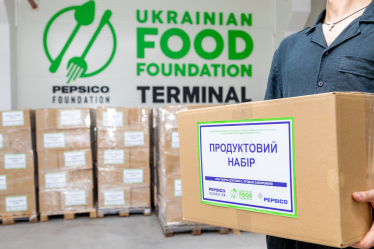 Підземний благодійний продовольчий хаб БО Food Foundation UA за фінансування PepsiCo Foundation