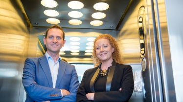 Террі Клун, засновник і гендиректор CluneTech, і Шинейд Фіцморіс, гендиректорка TransferMate. /facebook.com/CluneTech