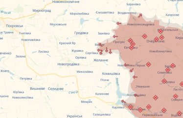 Наступ Росії на Покровськ. Покровський напрямок: карта /Deep State Map
