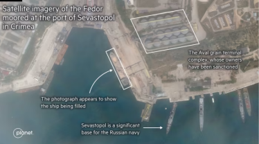 Крадений врожай через вкрадений Крим. Як Росія вивозить українське зерно з окупованих територій до Туреччини та Сирії. Розслідування FT /Фото 1