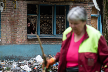 Фото наслідків обстрілу Києва