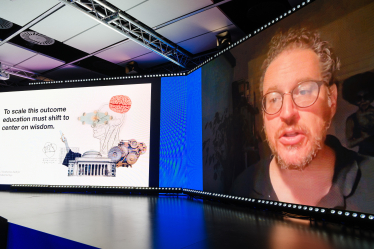 выступление Бена Нельсона на Forbes University 2025 /Антон Забельский для Forbes Ukraine