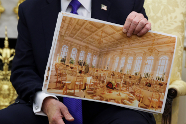 Трамп будує у Білому домі бальну залу за $300 млн. Серед інвесторів Apple, Amazon, Microsoft, Google /Фото 1