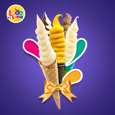 Приклад сервірування морозива з автоматів у фургончиках Lodolandia. /facebook.com/LodolandiaKolacznaOkraglo