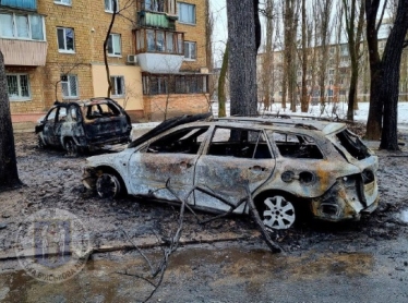 Київ обстріли авто