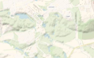 Рельєф Часового Яру /Deep State Map