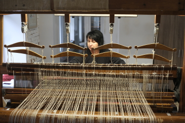 Релокована ткаля Людмила Атаманенко. /Анна Наконечна