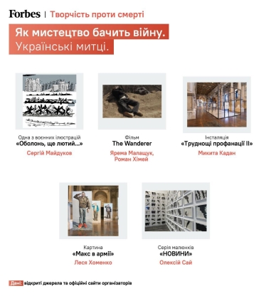 «Креативность противоположна разрушительной силе смерти». 10 работ украинских и мировых художников, посвященных войне и сопротивлению в Украине /Фото 2