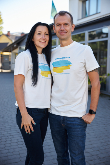 Кристина и Павел Федюк, владельцы фабрики Progress Group