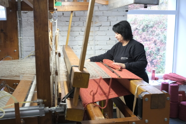 Релокована ткаля Людмила Атаманенко. /Анна Наконечна