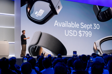 Meta представила перші смарт-окуляри з ШІ та вбудованим у лінзу екраном (фото) /Фото 1