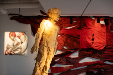 Скульптура Маленького принца автора Володимира Семківа у галереї ZAG /Катерина Москалюк для Forbes Ukraine