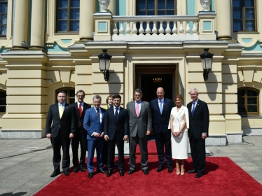 Сондленд, Перрі та Волкер на інавгурації Зеленського /Офіс Президента України
