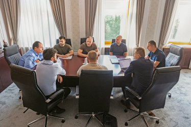 Сейчас в ОП проходят встречи по усилению давления на бизнес со стороны правоохранителей. /Офис президента Украины