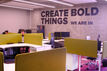 Офіс для тих, хто не хоче працювати в офісі. SoftServe відкрила новий простір у розпал пандемії. Що з цього вийшло /Фото 10