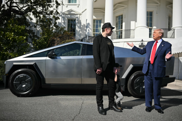 Cybertruck, Tesla, Ілон Маск, електропікап, Трамп /Getty Images