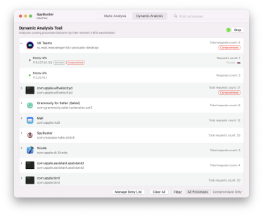 Українська MacPaw створила застосунок SpyBuster. Він показує, чи можуть ваші дані опинитись у РФ чи Білорусі /Фото 1