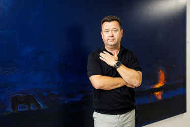 Олег Калашніков. Свою життєву філософію Калашніков пояснює просто: «Намагаюся не впадати у хандру за будь-яких обставин». /Антон Забєльський для Forbes Ukraine