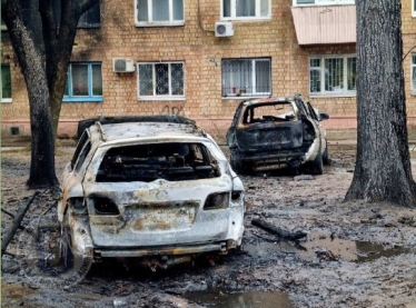 Київ обстріли авто