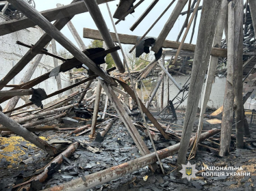 Росія дронами вдарила по зерносховищу на Чернігівщині (фото) /Фото 4