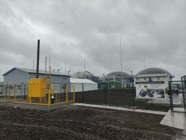 Перші кубометри газу біометану пішли в газотранспортну систему. Завод «Галс Агро» підключили до мережі /Фото 1