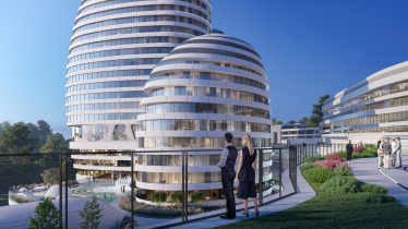 З довгобуду в архітектурну перлину Києва: як проєкт INTERGAL CITY втілює концепцію mixed-use /Фото 1