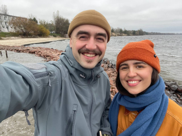 Илья Грабарь с женой Марией. /з архіву родини Грабар