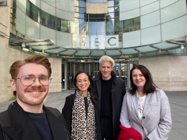 На фото: стратег Роберт Хедс, креативна директорка Superunion Кетрін Тудбол, виконавчий креативний директор Superunion Стюарт Редфорд і генеральна директорка Starlight Creative Олена Мартинова