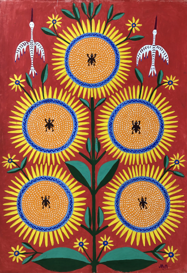 Рекордные результаты. Закончилась выставка картин Примаченко «Марія малює». Как много гостей увидело картины самой дорогой художницы страны и сколько заработал «Украинский Дом» /Фото 1